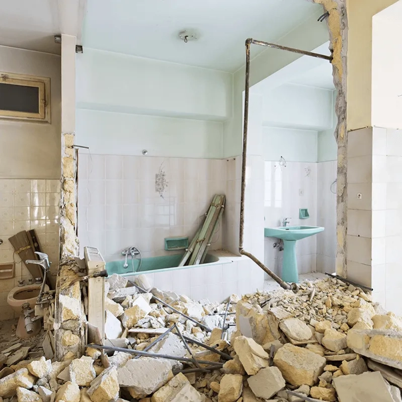 香港浴室翻新清拆工程示意圖