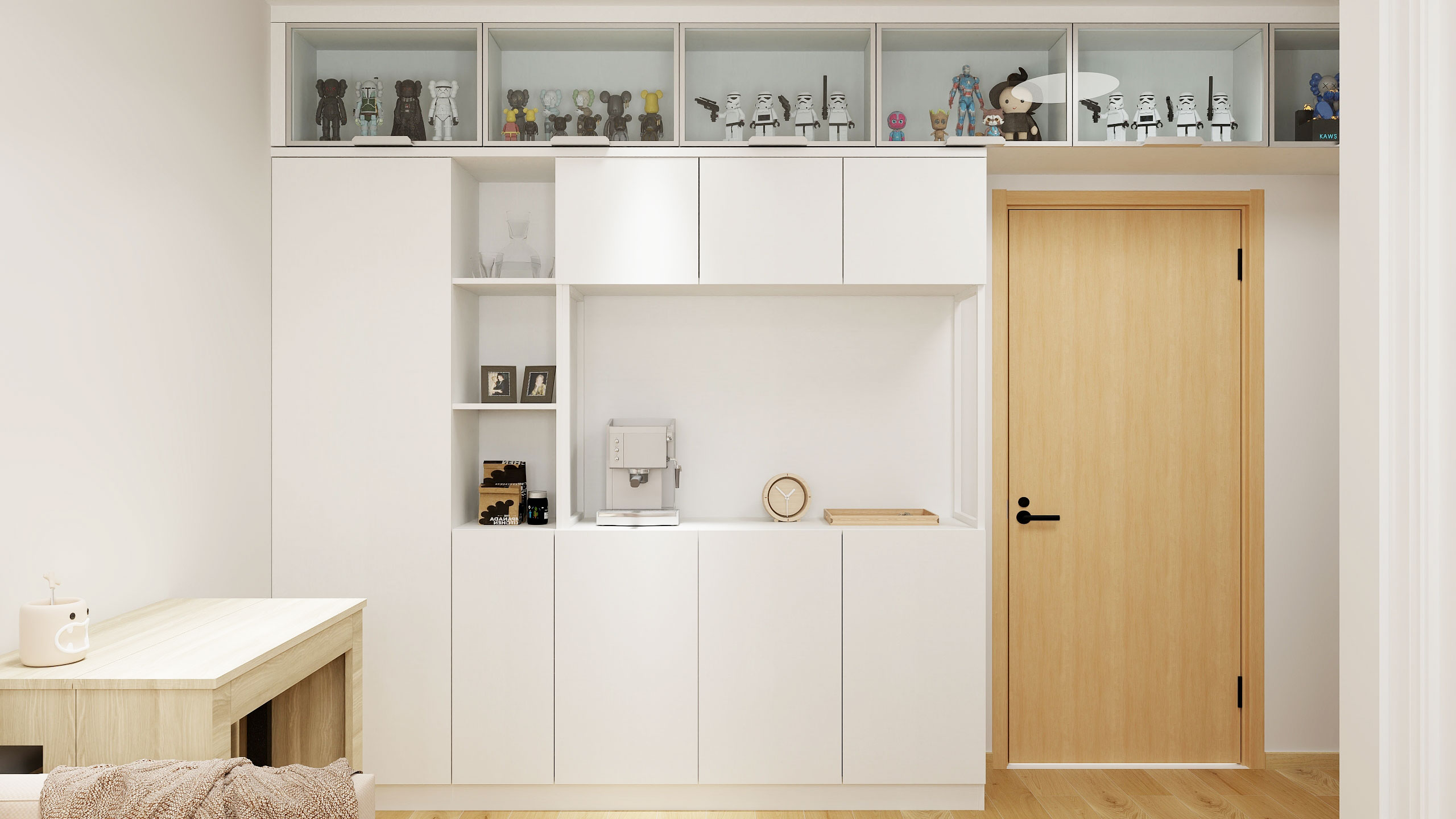 香港訂造傢俬設計示例｜入牆櫃、地台床、收納空間最大化